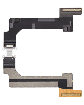Charging Port Flex Cable Compatible For iPad 10 (2022) (Cellular) (Premium) (Silver)