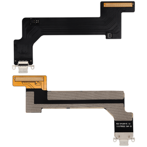 Charging Port Flex Cable Compatible For iPad 10 (2022) (Cellular) (Aftermarket Plus) (Silver)