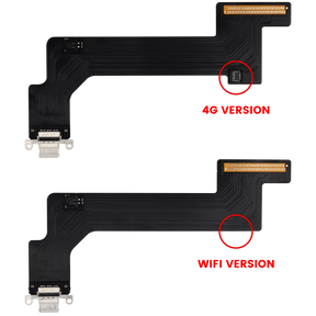 Charging Port Flex Cable Compatible For iPad 10 (2022) (Cellular) (Aftermarket Plus) (Silver)