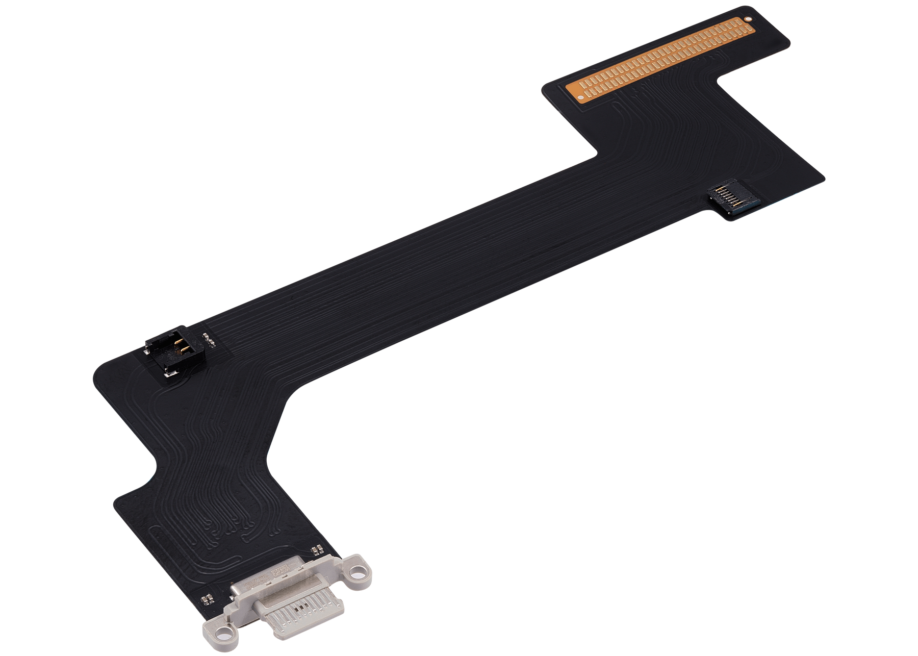 Charging Port Flex Cable Compatible For iPad 10 (2022) (Cellular) (Aftermarket Plus) (Silver)