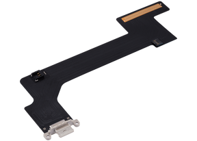 Charging Port Flex Cable Compatible For iPad 10 (2022) (Cellular) (Aftermarket Plus) (Silver)