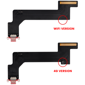 Charging Port Flex Cable Compatible For iPad 10 (2022) (WiFi Only) (Aftermarket Plus) (Pink)