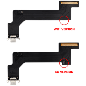 Charging Port Flex Cable Compatible For iPad 10 (2022) (WiFi Only) (Aftermarket Plus) (Silver)