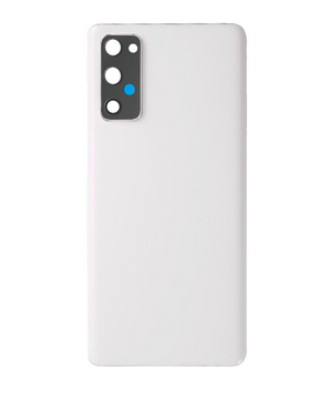 Replacement Back Glass With Adhesive Compatible For Samsung Galaxy S20 FE 5G (Service Pack) (Cloud White)