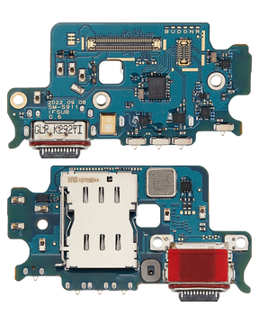 Charging Port Board With Sim Card Reader Compatible For Samsung Galaxy S23 5G (S911U) (US Version) (Premium)