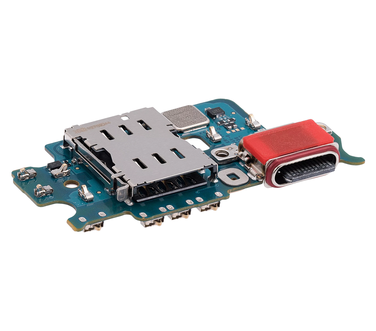 Charging Port Board With Sim Card Reader Compatible For Samsung Galaxy S23 5G (S911U) (US Version) (Premium)