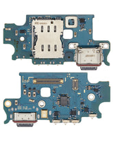 Charging Port Board With Sim Card Reader Compatible For Samsung Galaxy S23 Plus 5G (S916B) (International Version) (Premium)