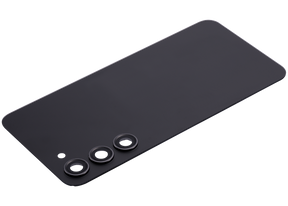 Back Cover Glass With Camera Lens Compatible For Samsung Galaxy S23 Plus 5G (No Logo) (Aftermarket Plus) (Phantom Black)
