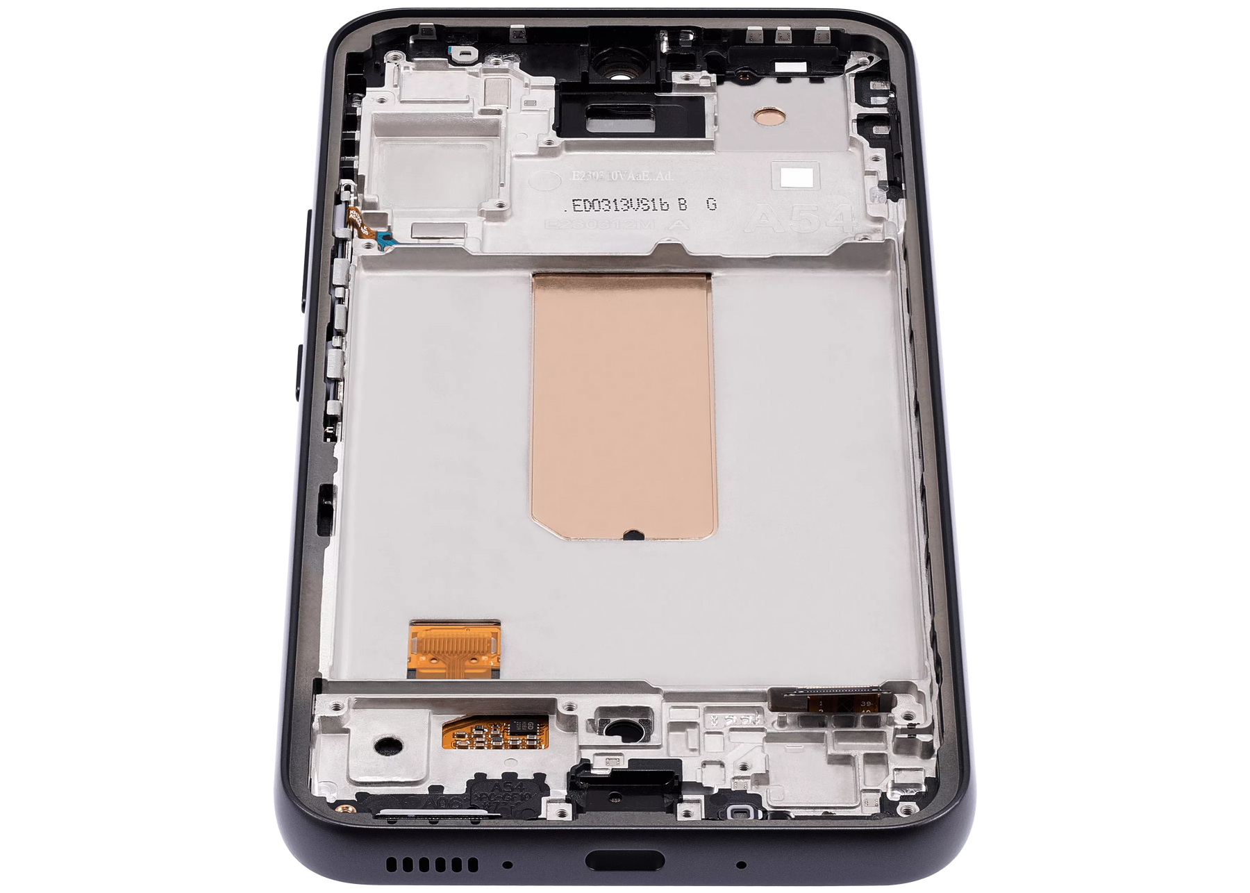 Replacement OLED Assembly With Frame Compatible For Samsung Galaxy A54 5G (A546 / 2023) (US & International Version) (Refurbished) (Graphite)