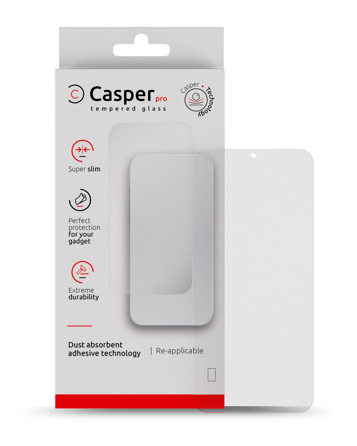 Casper Pro Tempered Glass Compatible For Samsung Galaxy A24 4G (A245 / 2023) (Case Friendly)