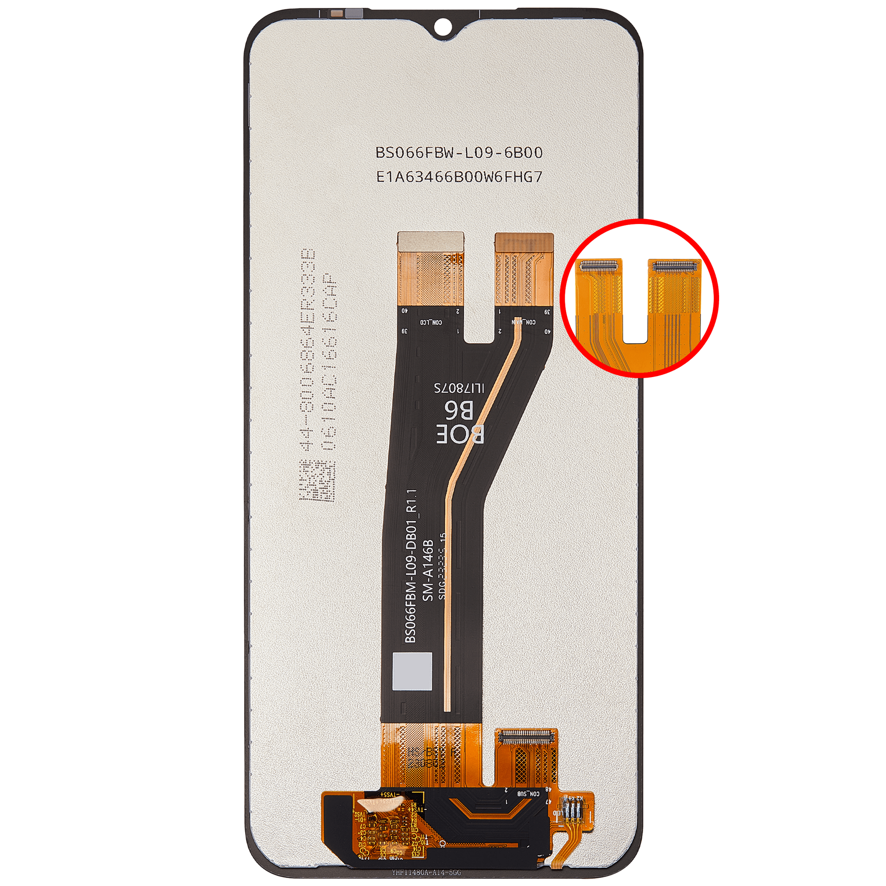 LCD Assembly Without Frame Compatible For Samsung Galaxy A14 4G (A145F / A145M / 2023) / A14 5G (A146B / 2023) (International Version) (Refurbished) (All Colors)