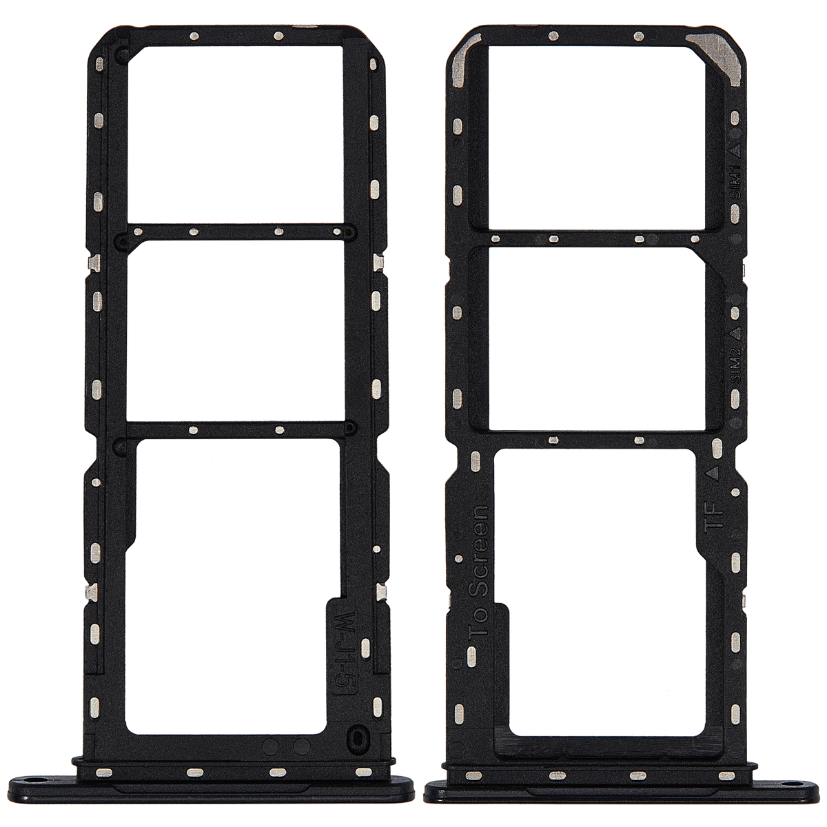 Dual Sim Card Tray Compatible For Samsung Galaxy A14 5G (A146P / R / 2023) (Black)