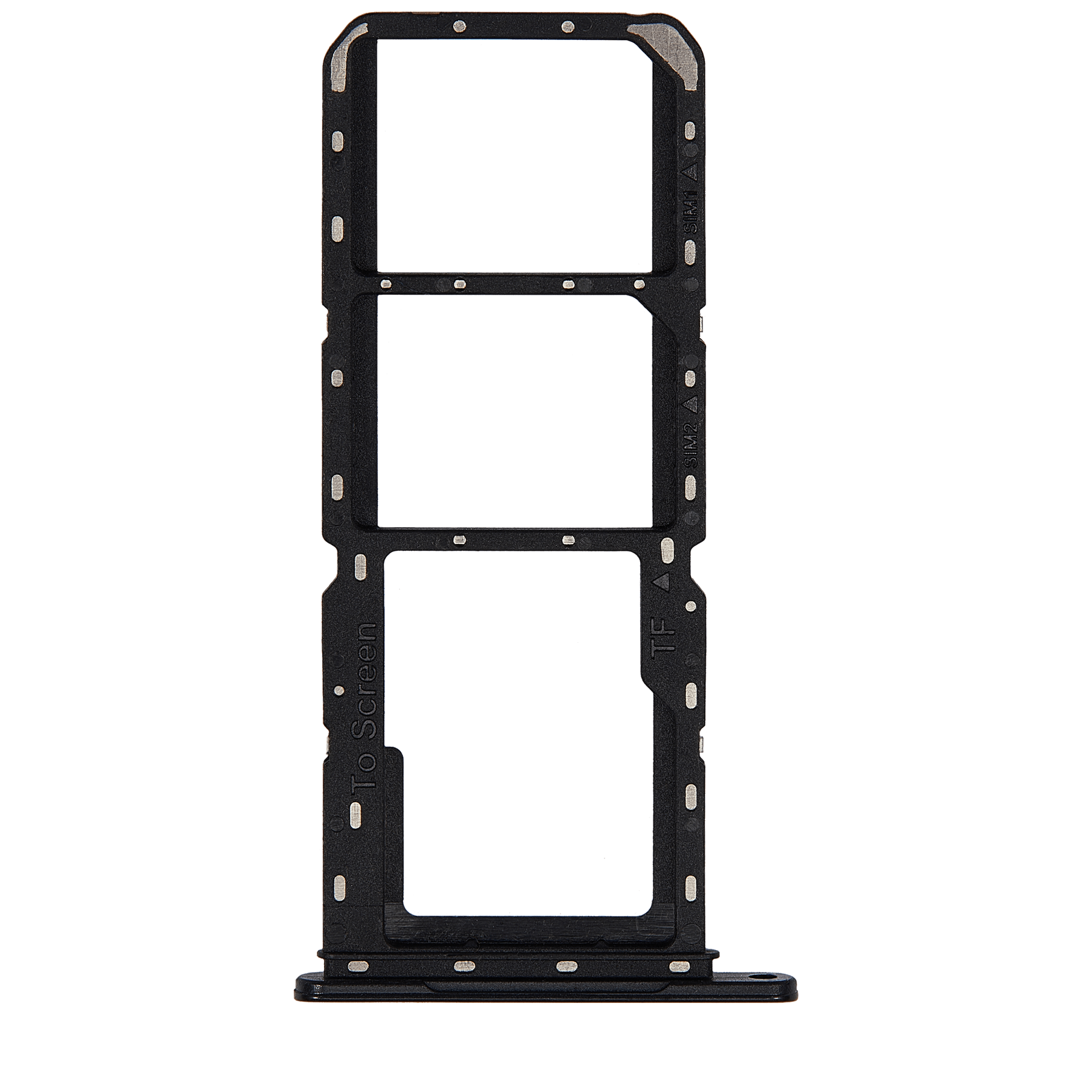 Dual Sim Card Tray Compatible For Samsung Galaxy A14 5G (A146P / R / 2023) (Black)