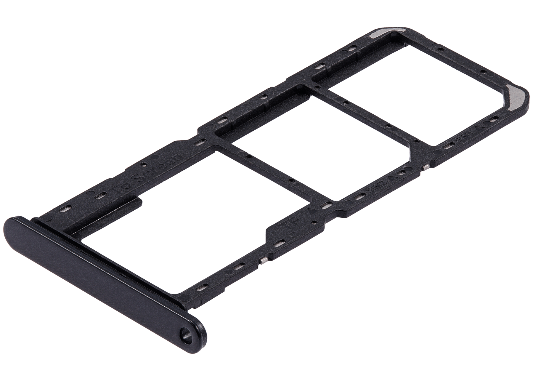 Dual Sim Card Tray Compatible For Samsung Galaxy A14 5G (A146P / R / 2023) (Black)