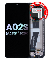 LCD Assembly With Frame Compatible For Samsung Galaxy A02S (A025F / 2020) (International Version) (Service Pack) (All Colors)