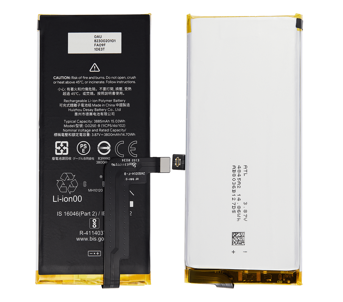 Replacement Battery Compatible For Google Pixel 4a 5G (G025E-B) (Genuine OEM)