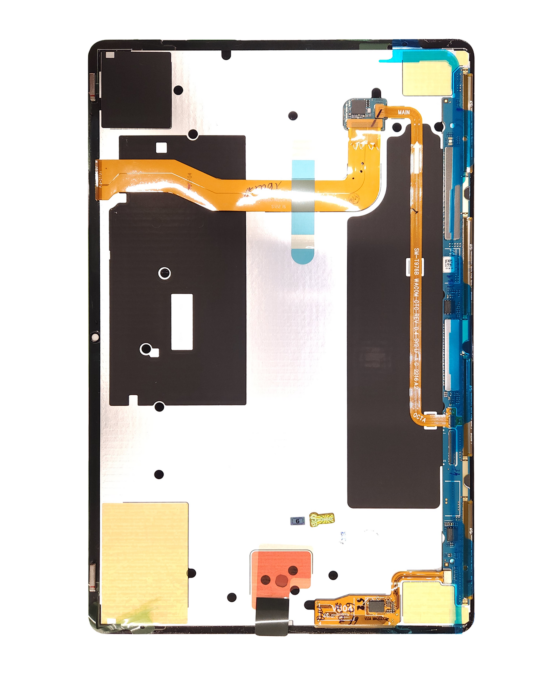 OLED Assembly Without Frame Compatible For Samsung Galaxy Tab S8 Plus 5G 12.4" (X800 / X806 / X808) ( 2022) (Service Pack) (Black)