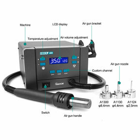 K8 110V 220V Lead-Free Smart Hot Air Desoldering Station (Quick)