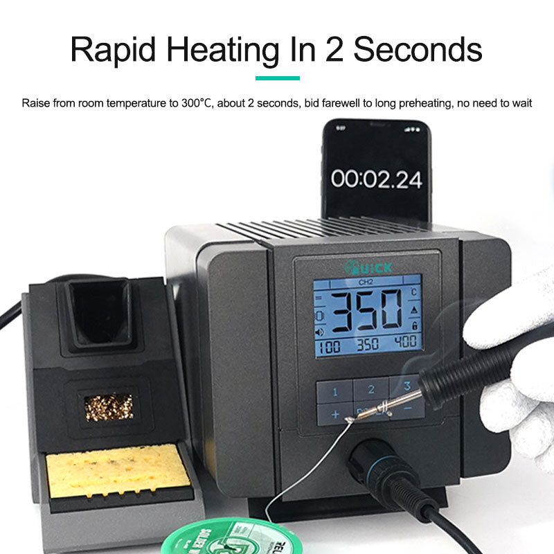 Q8 Intelligence Precision Soldering Iron Station / 110V / 220V (Quick)