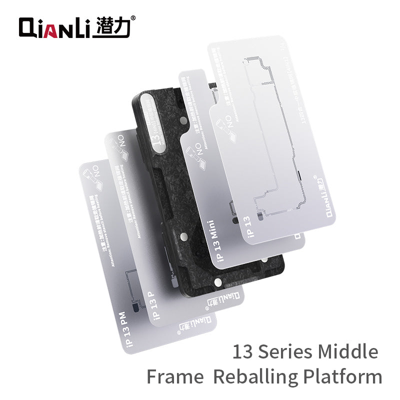 4 in 1 Middle Frame Reballing Platform (Without Cover) Compatible For iPhone 13 / 13 Mini / 13 Pro / 13 Pro Max (Qianli)