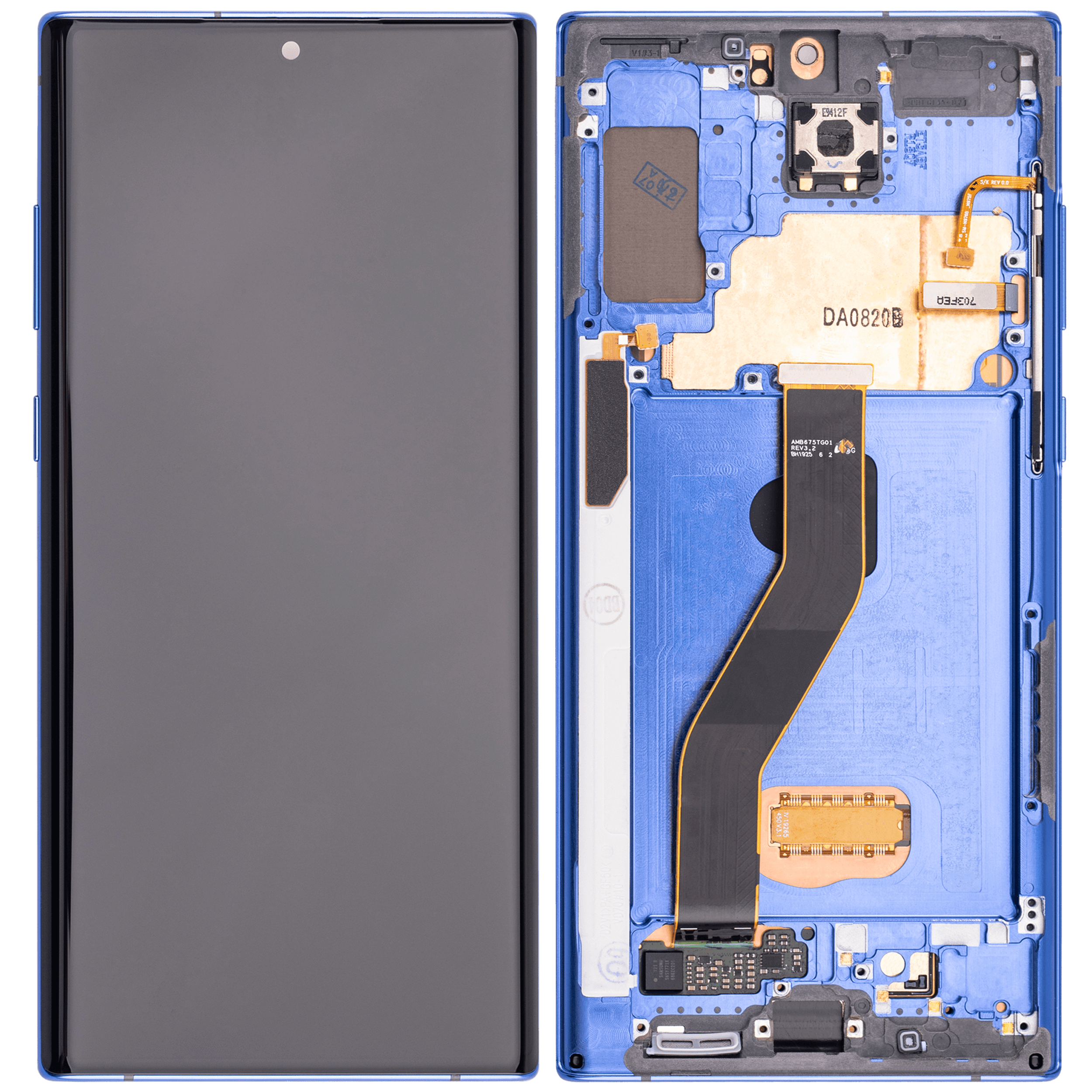 OLED Assembly With Frame Replacement Compatible For Samsung Galaxy Not