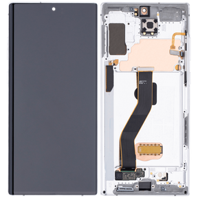 Replacement OLED Assembly With Frame Compatible For Samsung Galaxy Note 10 Plus / 5G (Vemake) (Aura White)