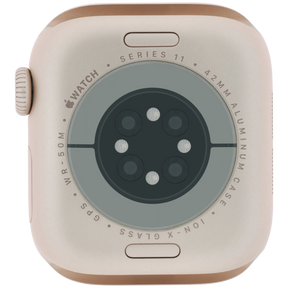 Housing Assembly For Watch Series 11 (42MM) (Used OEM Pull: Grade A) (GPS Version) (Aluminum / Rose Gold)