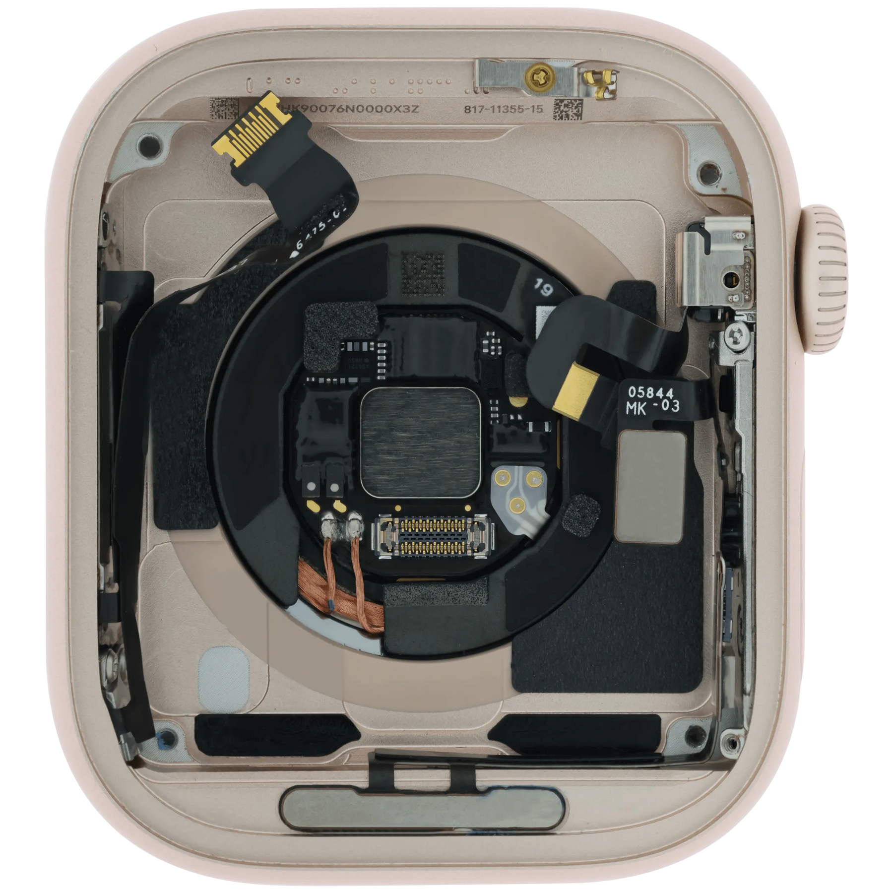 Housing Assembly For Watch Series 11 (42MM) (Used OEM Pull: Grade A) (GPS Version) (Aluminum / Rose Gold)