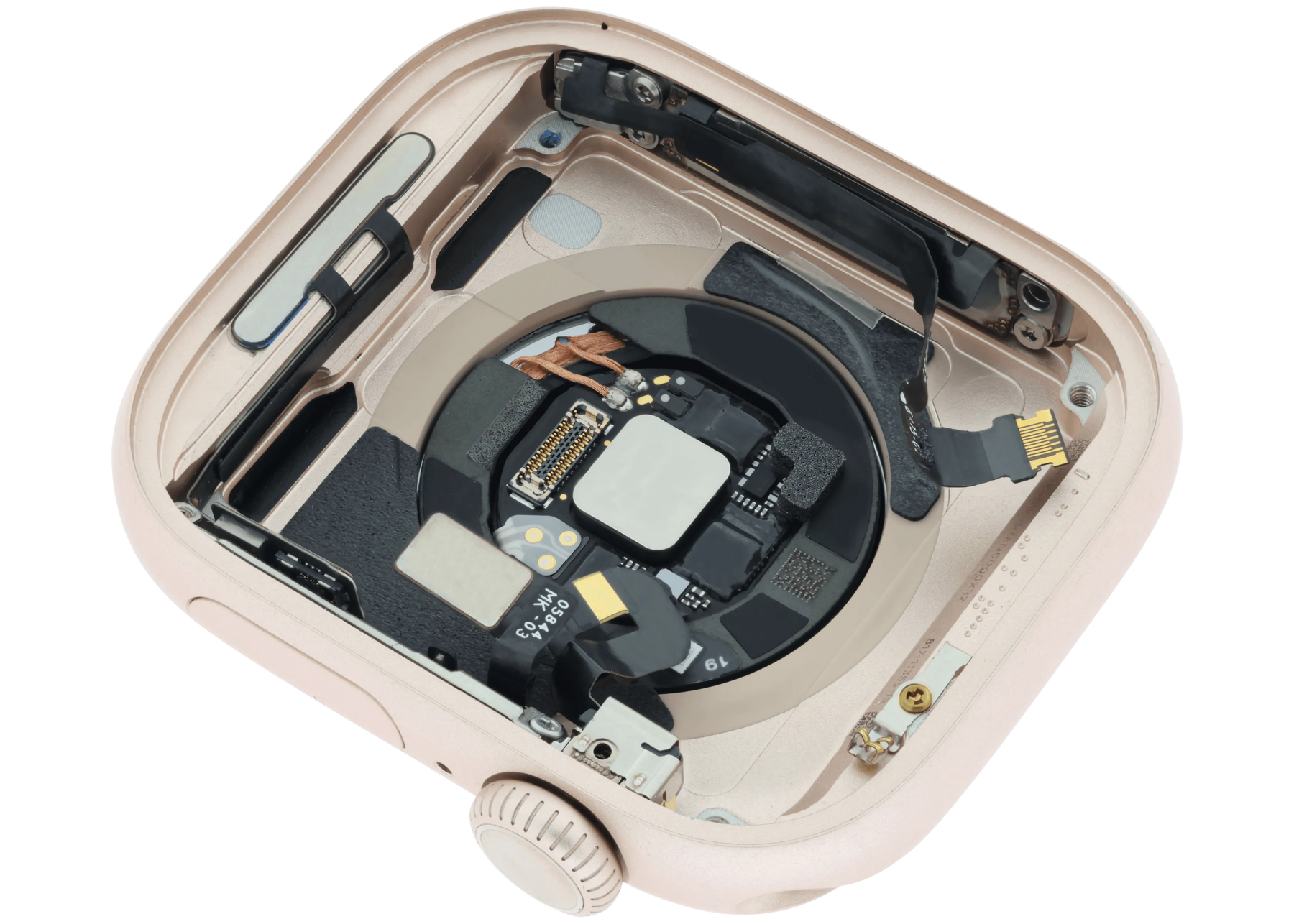 Housing Assembly For Watch Series 11 (42MM) (Used OEM Pull: Grade A) (GPS Version) (Aluminum / Rose Gold)