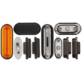 Sidekey Button Set For Watch Series Ultra(1st Gen) / Ultra (2nd Gen) / Ultra (3rd Gen) (49MM) (Orange / Black) (5 Piece Set)