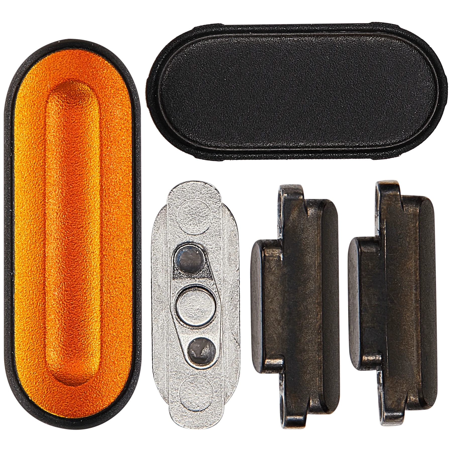 Sidekey Button Set For Watch Series Ultra(1st Gen) / Ultra (2nd Gen) / Ultra (3rd Gen) (49MM) (Orange / Black) (5 Piece Set)