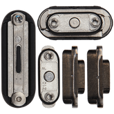Sidekey Button Set For Watch Series Ultra(1st Gen) / Ultra (2nd Gen) / Ultra (3rd Gen) (49MM) (Orange / Black) (5 Piece Set)