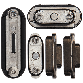 Sidekey Button Set For Watch Series Ultra(1st Gen) / Ultra (2nd Gen) / Ultra (3rd Gen) (49MM) (Orange / Black) (5 Piece Set)