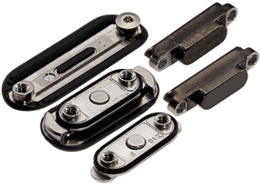 Sidekey Button Set For Watch Series Ultra(1st Gen) / Ultra (2nd Gen) / Ultra (3rd Gen) (49MM) (Orange / Black) (5 Piece Set)