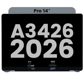 Complete LCD Display Assembly For MacBook Pro 14" A3426 (2026) (Used OEM Pull: Grade A) (Silver)