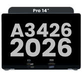 Complete LCD Display Assembly For MacBook Pro 14" A3426 (2026) (Used OEM Pull: Grade A) (Space Black)