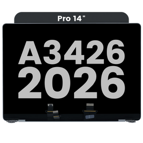 Complete LCD Display Assembly For MacBook Pro 14" A3426 (2026) (Used OEM Pull: Grade A) (Space Black)