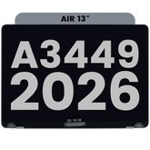Complete LCD Display Assembly For MacBook Air 13" A3449 (2026) (Used OEM Pull: Grade A) (Silver)