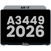 Complete LCD Display Assembly For MacBook Air 13" A3449 (2026) (Used OEM Pull: Grade A) (Starlight)