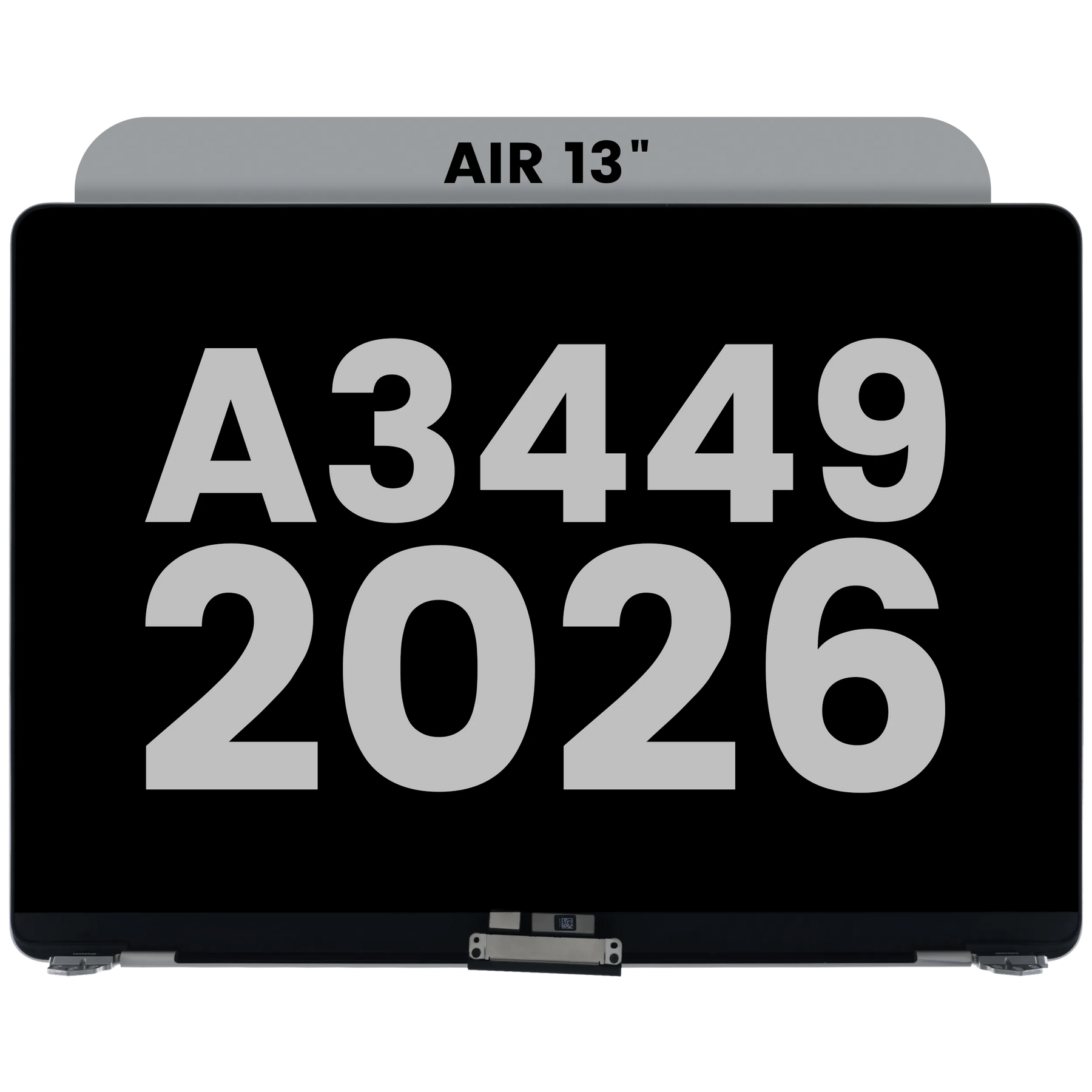 Complete LCD Display Assembly For MacBook Air 13" A3449 (2026) (Used OEM Pull: Grade A) (Starlight)