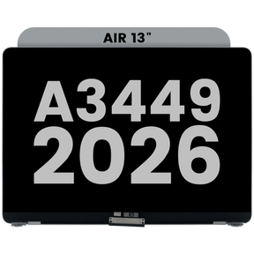Complete LCD Display Assembly For MacBook Air 13" A3449 (2026) (Used OEM Pull: Grade A) (Starlight)
