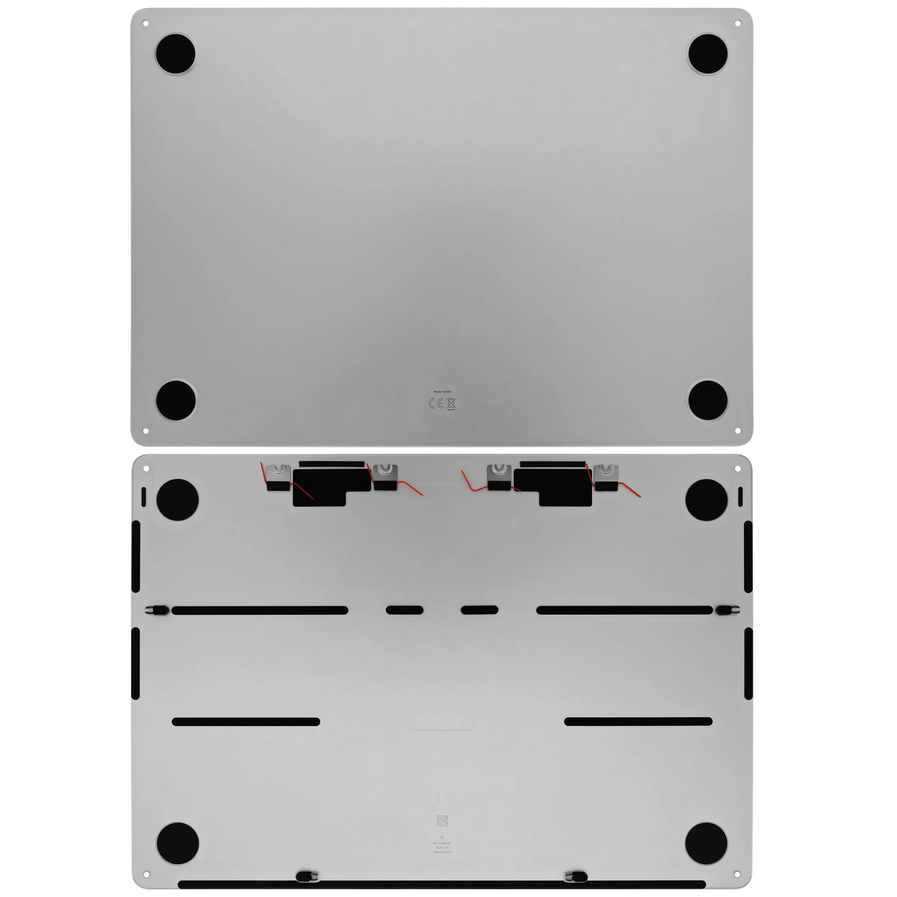 Bottom Case For MacBook Air 13" A3449 (2026) (Genuine OEM) (Silver)