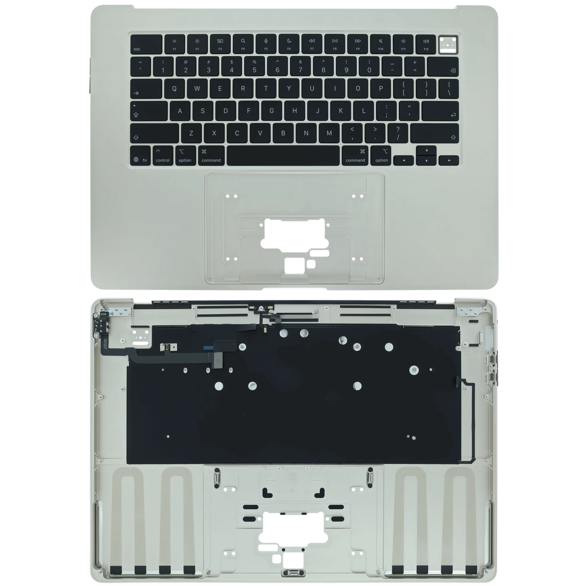 Top Case with Keyboard (ANSI US) For MacBook Air 15" A3448 (2026) (Genuine OEM) (Starlight)