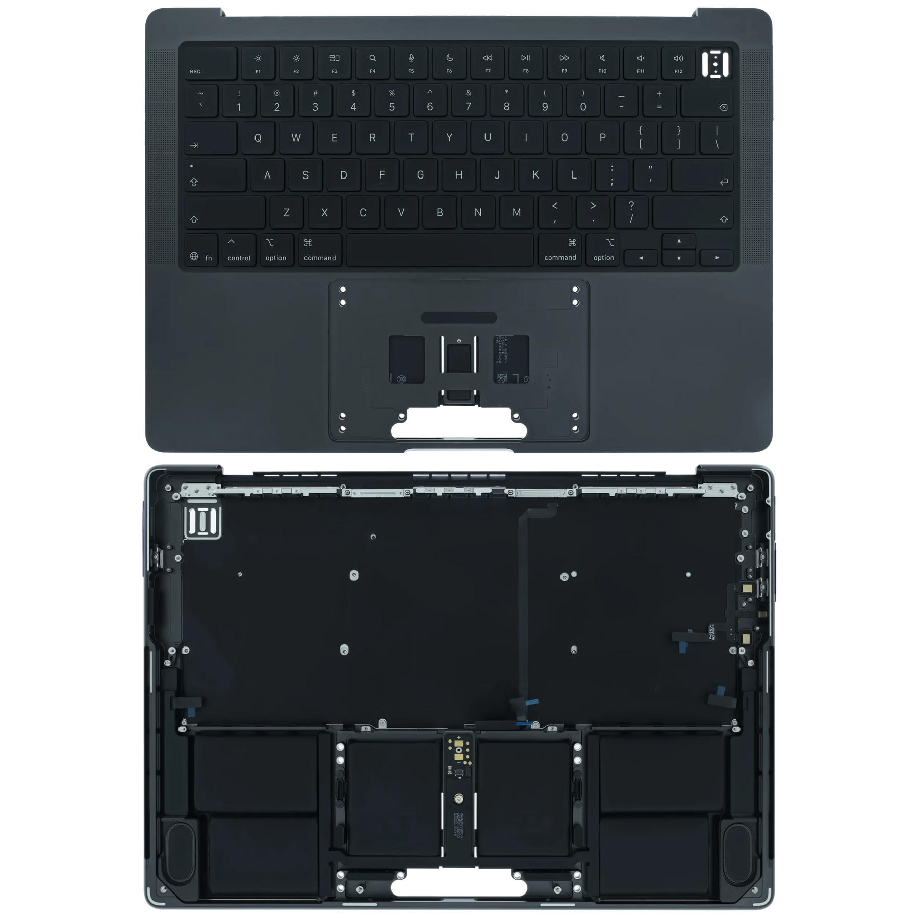 Top Case with Keyboard (ANSI US) For MacBook Pro 14" A3438 (2026) (Genuine OEM) (Space Black)