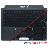 Top Case with Keyboard (ANSI US) For MacBook Pro 14" A3438 (2026) (Genuine OEM) (Space Black)