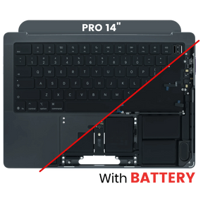 Top Case with Keyboard (ANSI US) For MacBook Pro 14" A3438 (2026) (Genuine OEM) (Space Black)