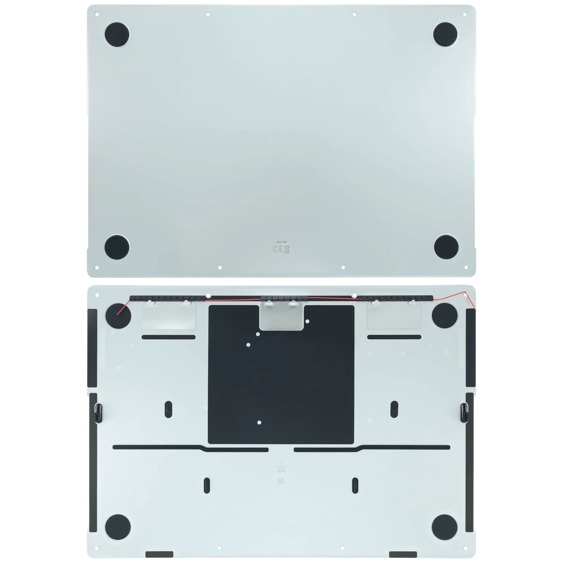 Bottom Case For MacBook Pro 14" A3427 (2026) (Genuine OEM) (Space Black)