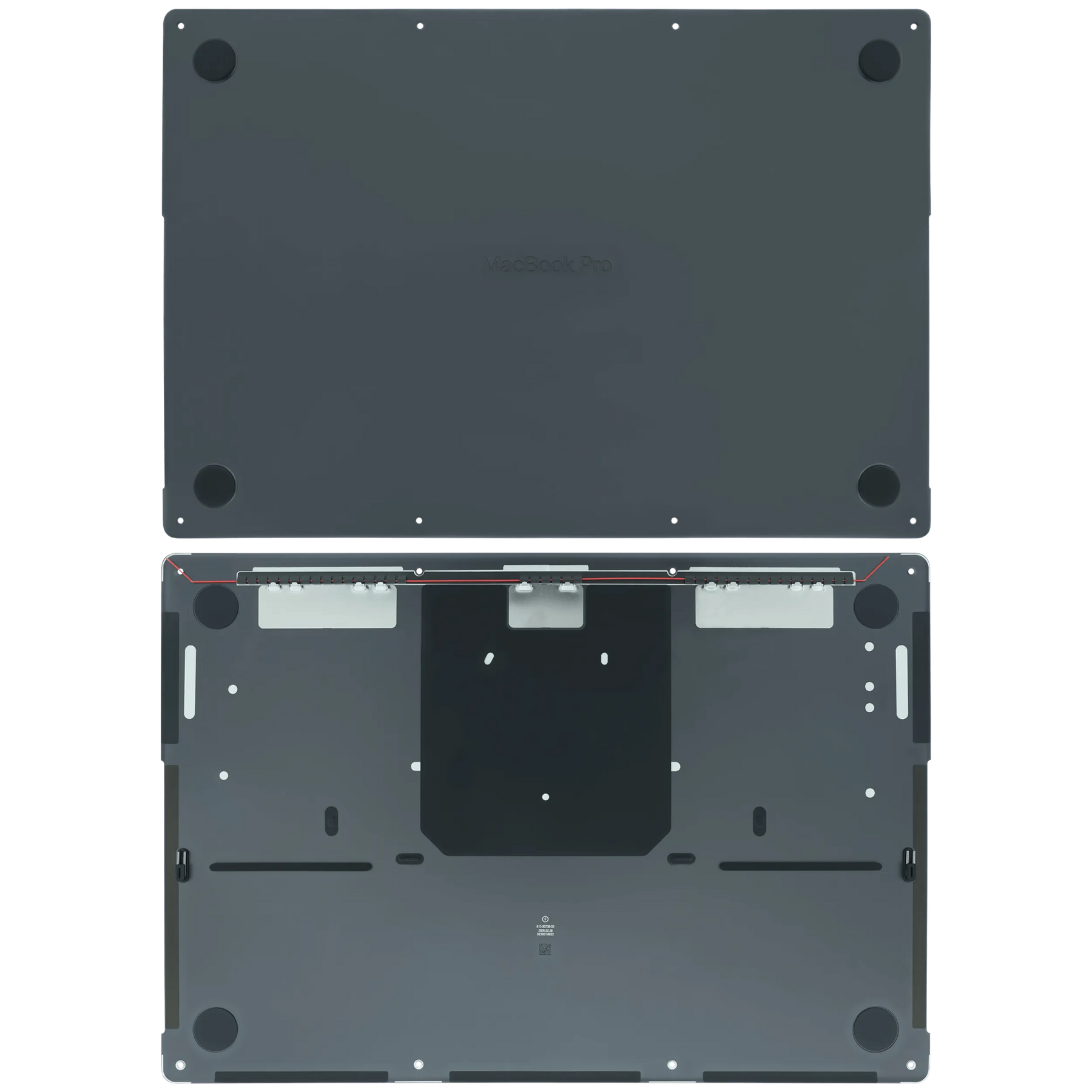 Bottom Case For MacBook Pro 16" A3428 (2026) (Genuine OEM) (Space Black)