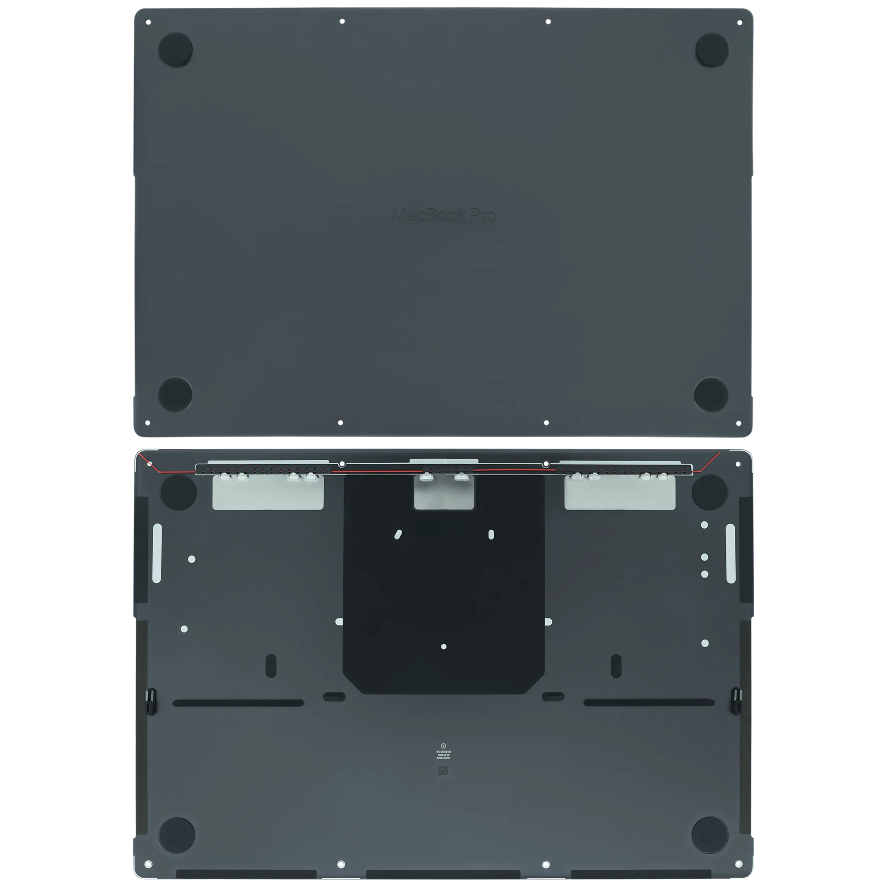 Bottom Case For MacBook Pro 16" A3429 (2026) (Genuine OEM) (Space Black)