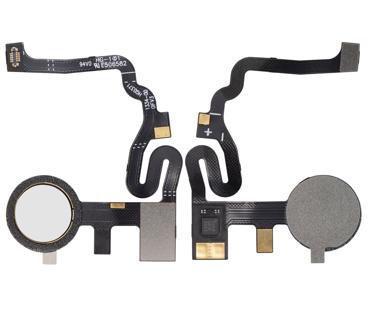 Fingerprint Reader With Flex Cable Replacement Compatible For Google Pixel 4a / 4a 5G (Clearly White)